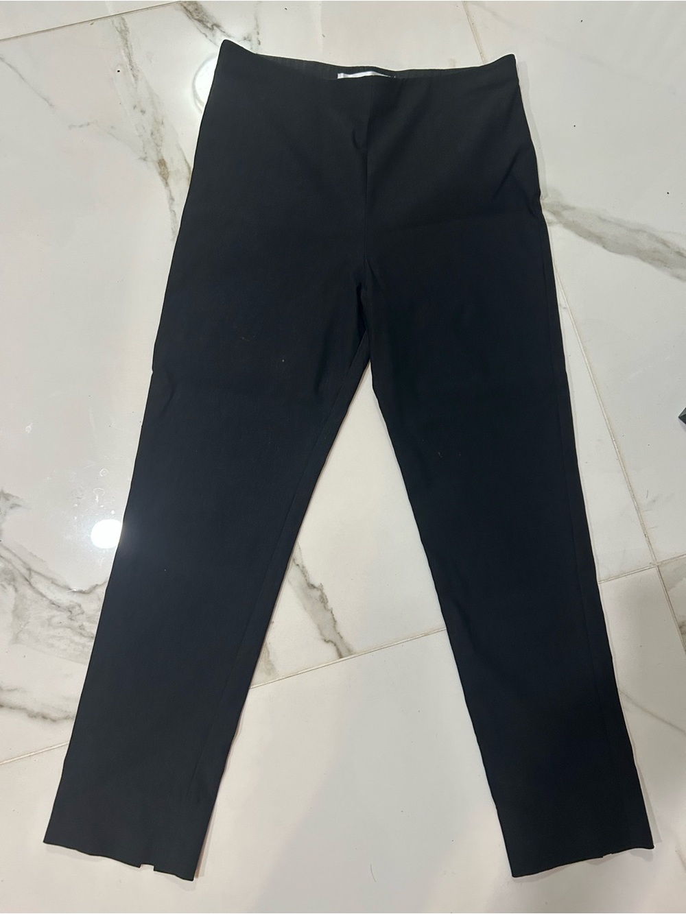 Sara Campbell Women Black Stretch Pull-On Waistband Ankle Pants Size M